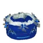 Textilní dort delfínek modrosmetanový  - Isabelka.eu