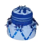 Ručníkový dort modrá hvězdice  - Isabelka.eu