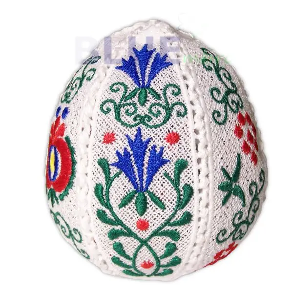 Vyšívané vajíčko s lidovým vzorem č.4-1  - Isabelka.eu