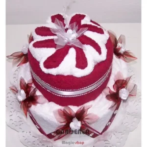 textilní dort dvoupatrový hvězdice
