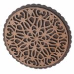 Podtácek pod hrnek mandala 100 mm 02 žlutá